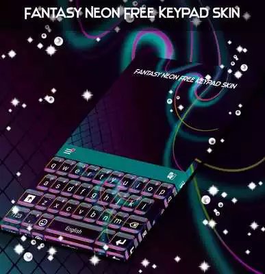 Play Fantasy Neon Free Keypad Skin