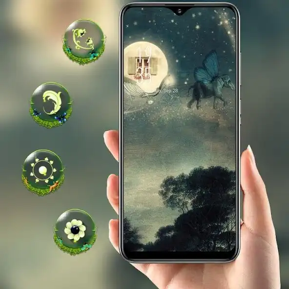Play Fantasy/sci-fi theme The elephant pulling the moon  and enjoy Fantasy/sci-fi theme The elephant pulling the moon with UptoPlay