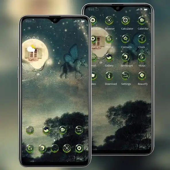 Play Fantasy/sci-fi theme The elephant pulling the moon as an online game Fantasy/sci-fi theme The elephant pulling the moon with UptoPlay