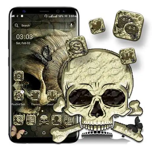 Play Fantasy Skull Launcher Theme APK Play Fantasy Skull Launcher Theme APK