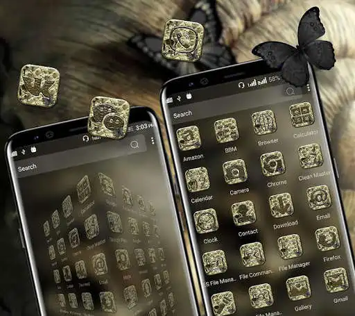 Play Fantasy Skull Launcher Theme as an online game Fantasy Skull Launcher Theme with UptoPlay