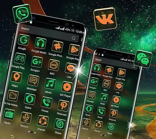 Play Fantasy Sky Launcher Theme as an online game Fantasy Sky Launcher Theme with UptoPlay