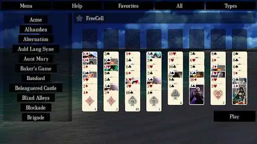 Play Fantasy Solitaire 3 as an online game Fantasy Solitaire 3 with UptoPlay