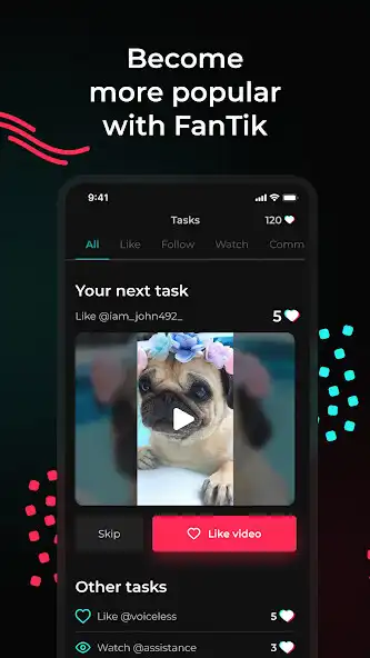 Play FanTik - Real Followers Likes  and enjoy FanTik - Real Followers Likes with UptoPlay