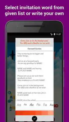 Play Farewell Party Invitation Maker