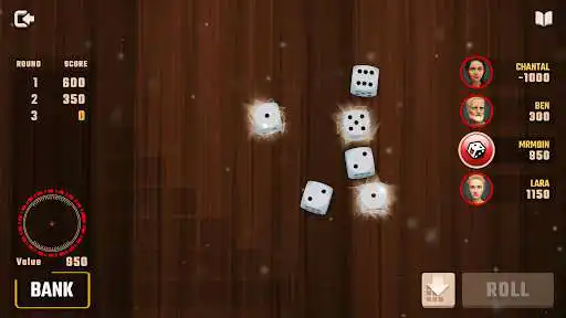 Play Farkle - 10000 Dice Game as an online game Farkle - 10000 Dice Game with UptoPlay
