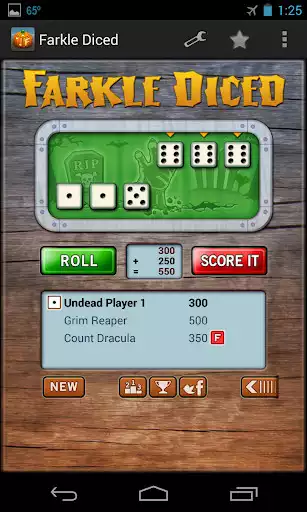 Play Farkle Diced - Halloween as an online game Farkle Diced - Halloween with UptoPlay
