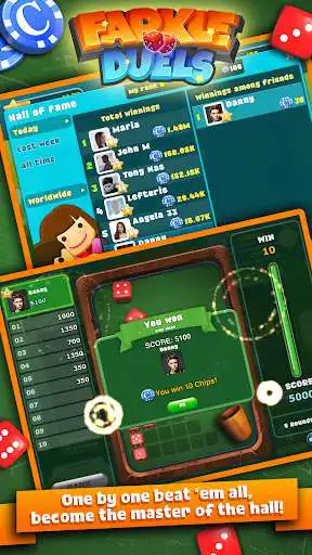 Play Farkle Duels as an online game Farkle Duels with UptoPlay