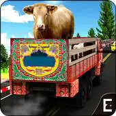 Free play online Farm Animal Transporter Truck Game: Offroad Drive APK