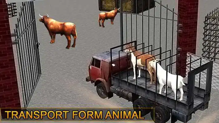 Play Farm Animal Transporter Truck Game: Offroad Drive