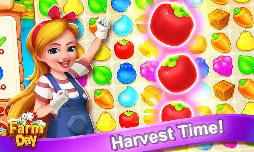 Play Farm Day - 2021 Match Games as an online game Farm Day - 2021 Match Games with UptoPlay
