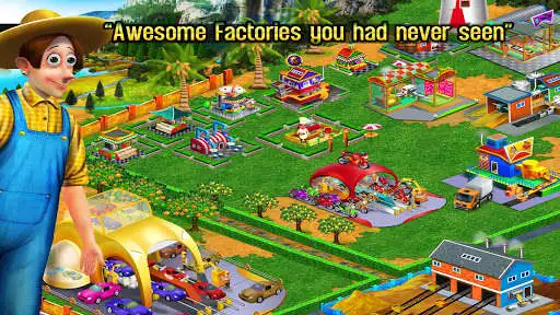 Play Farm & Factory Village - Frenzy Craft Game  and enjoy Farm & Factory Village - Frenzy Craft Game with UptoPlay