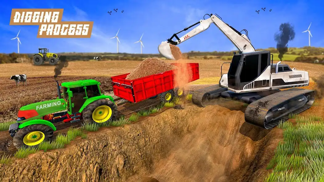Play Farm Games Tractor Simulator as an online game Farm Games Tractor Simulator with UptoPlay