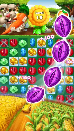 Play Farm Harvest - Match 3 Game as an online game Farm Harvest - Match 3 Game with UptoPlay