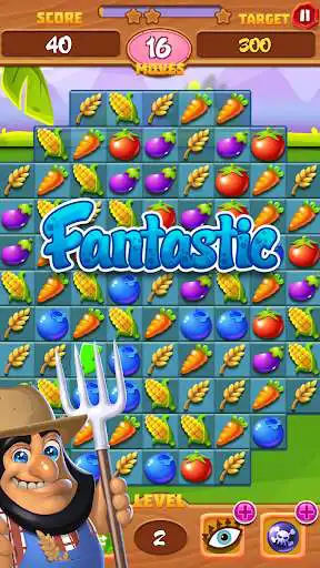 Play Farm Harvest Story Crush as an online game Farm Harvest Story Crush with UptoPlay