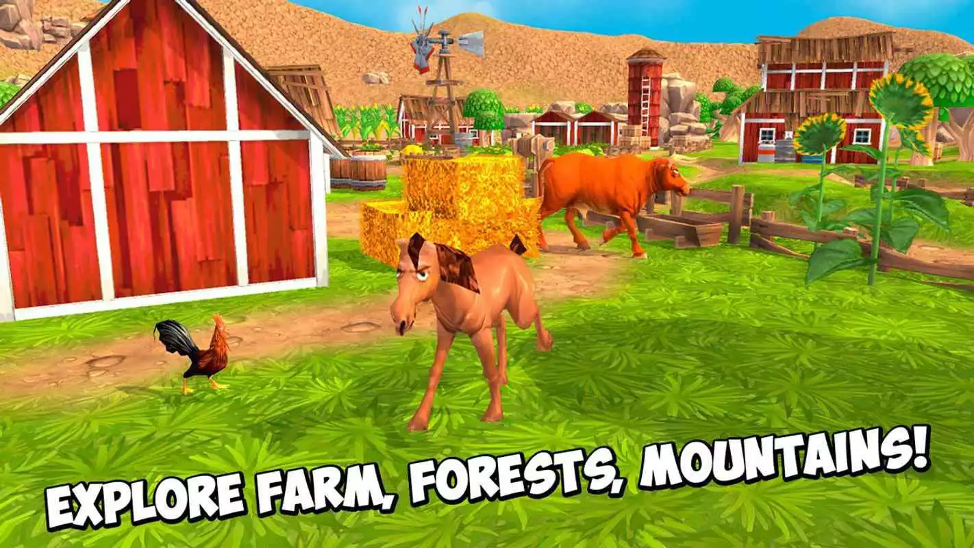 Play Farm Horse Survival Simulator