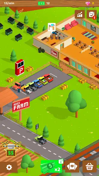 Play Farm: Idle Empire Tycoon as an online game Farm: Idle Empire Tycoon with UptoPlay
