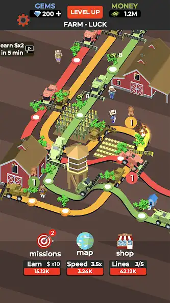 Play Farm Idle: Farmer Tycoon as an online game Farm Idle: Farmer Tycoon with UptoPlay