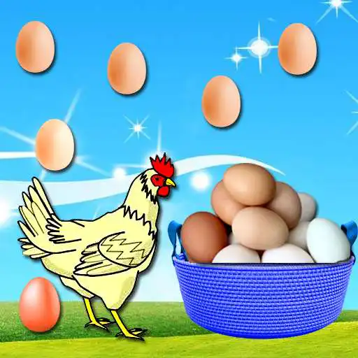 Play Farming Chicken Egg Catcher : Catch The Eggs APK