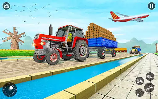 Play Farming Games Tractor Driving as an online game Farming Games Tractor Driving with UptoPlay