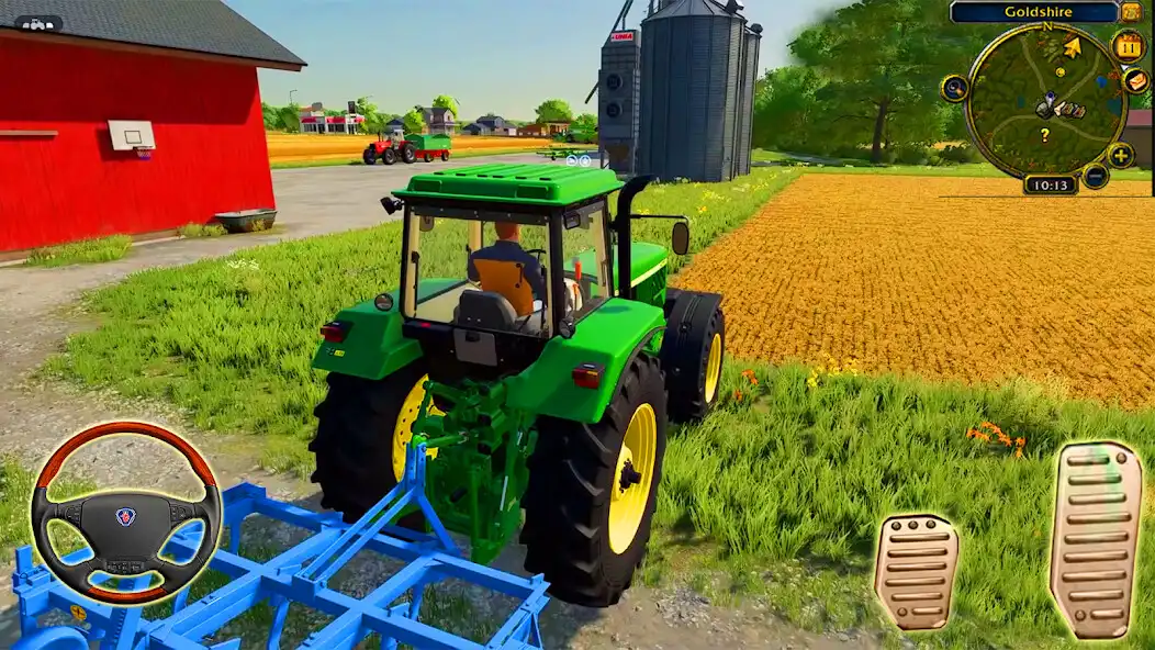 Play Farming Simulator- Tractor 3d as an online game Farming Simulator- Tractor 3d with UptoPlay