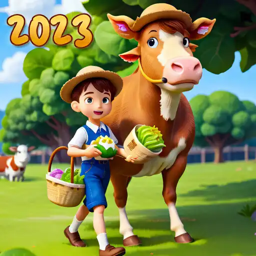 Play Farming Town Games Offline APK