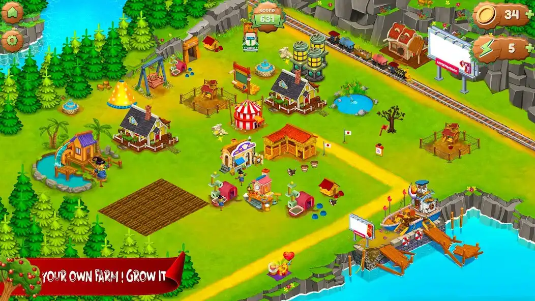 Play Farming Town Offline Farm Game  and enjoy Farming Town Offline Farm Game with UptoPlay