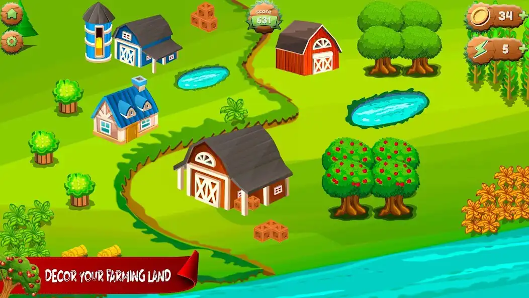 Play Farming Town Offline Farm Game as an online game Farming Town Offline Farm Game with UptoPlay