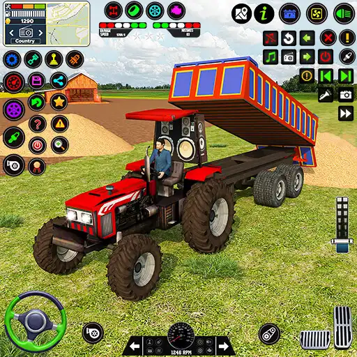 Play Farming Tractor Game Simulator APK