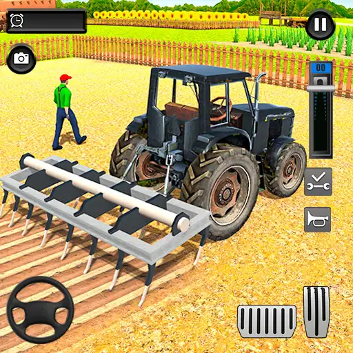 Play Farming Tractor Sim Game 2023 APK
