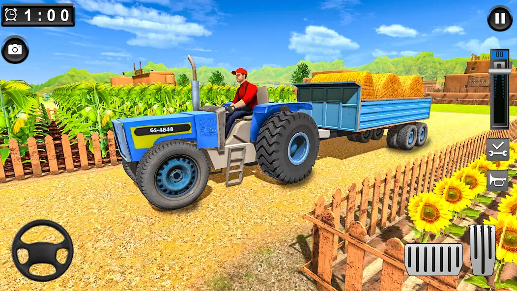 Play Farming Tractor Sim Game 2023  and enjoy Farming Tractor Sim Game 2023 with UptoPlay