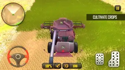 Play Farming Tractor Simulator 3D as an online game Farming Tractor Simulator 3D with UptoPlay