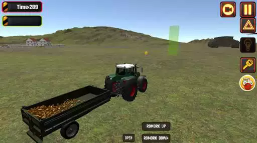 Play Farming Tractor Simulator as an online game Farming Tractor Simulator with UptoPlay