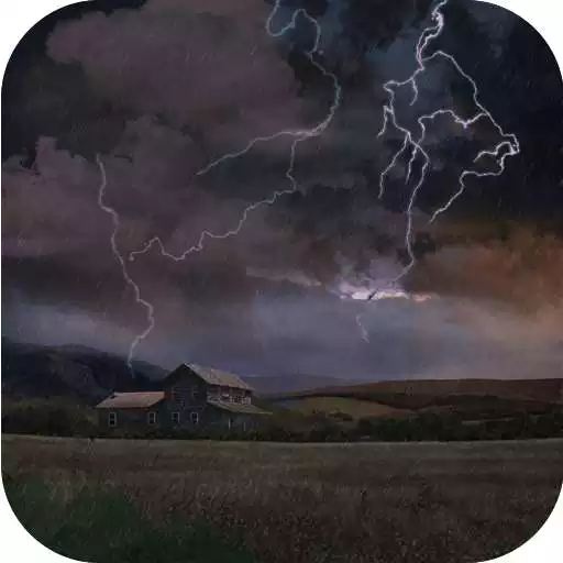 Free play online Farm in Thunderstorm Wallpaper  APK