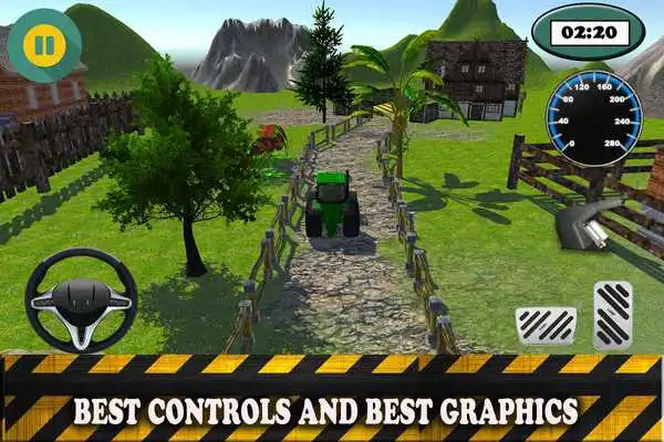 Play Farm Parking-Tractor Driving