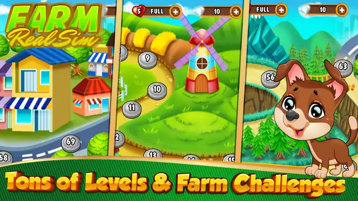 Play Farm Sim Story Hay Villa Day