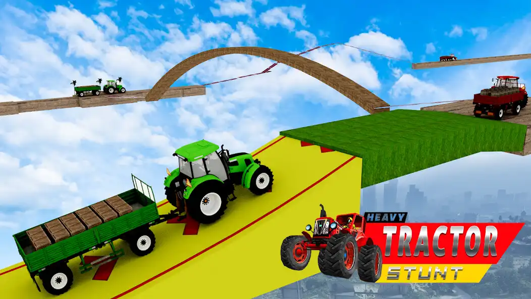 Play Farm Stunt: Heavy Tractor game  and enjoy Farm Stunt: Heavy Tractor game with UptoPlay