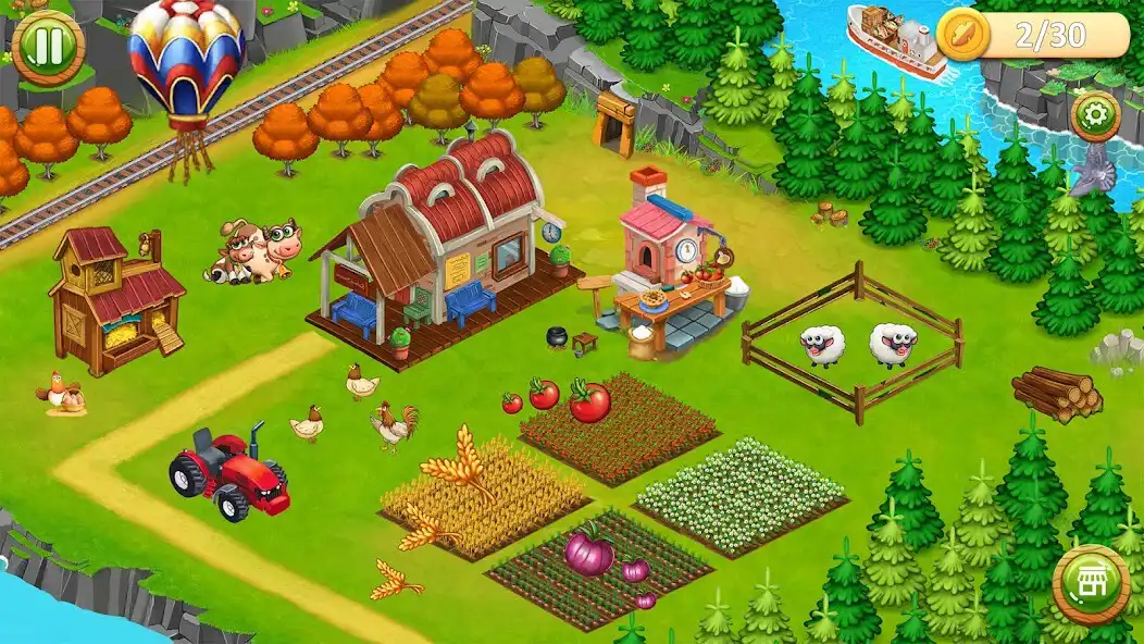 Play Farm town offline games 2023 as an online game Farm town offline games 2023 with UptoPlay