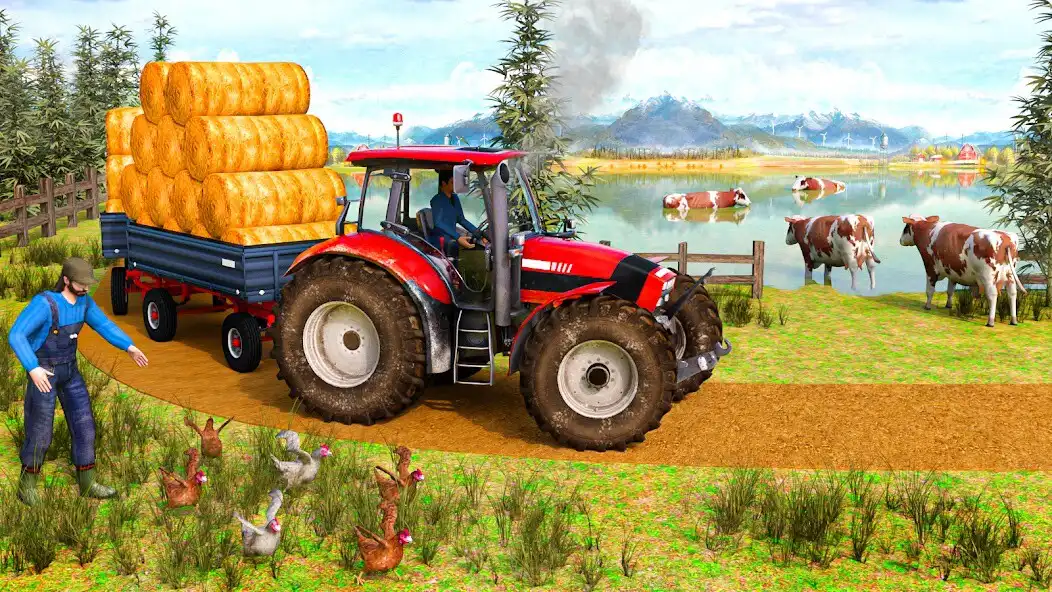 Play Farm Tractor Farming Games Sim  and enjoy Farm Tractor Farming Games Sim with UptoPlay