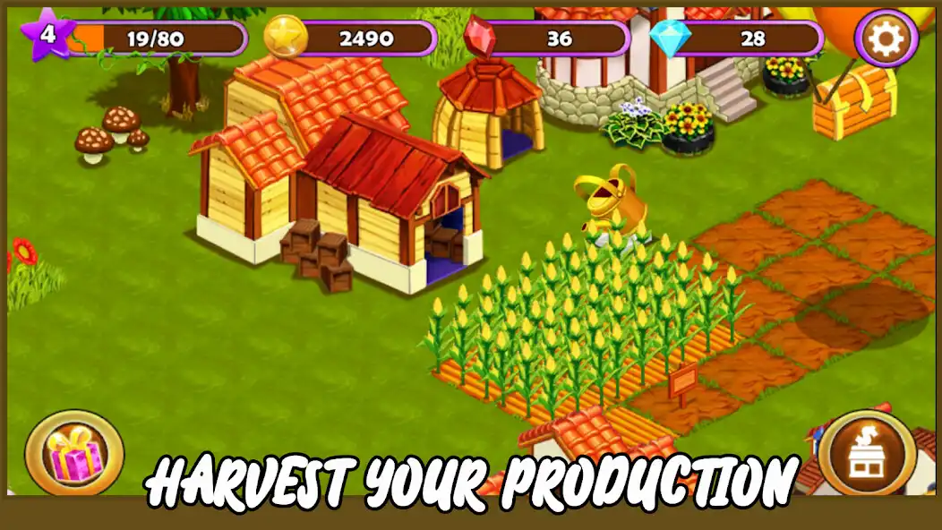Play Farm Villa - Harvest game as an online game Farm Villa - Harvest game with UptoPlay