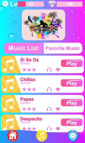 Play Farruko Piano Tiles  and enjoy Farruko Piano Tiles with UptoPlay