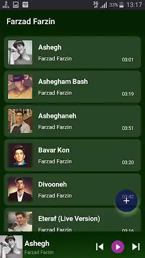 Play Farzad Farzin - songs offline  and enjoy Farzad Farzin - songs offline with UptoPlay