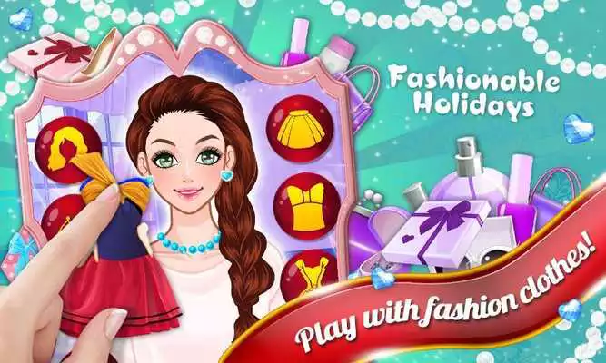 Play Fashionable Holidays: Dressup