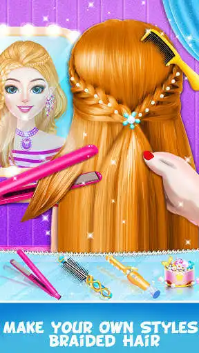 Play Fashion Braid Hair Salon Games as an online game Fashion Braid Hair Salon Games with UptoPlay