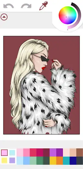 Play Fashion Color Book Style Games as an online game Fashion Color Book Style Games with UptoPlay
