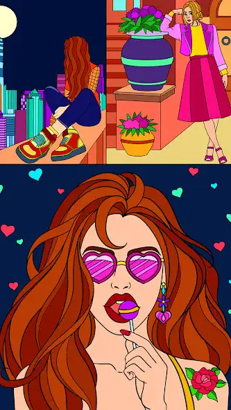 Play Fashion Color by Number Art as an online game Fashion Color by Number Art with UptoPlay