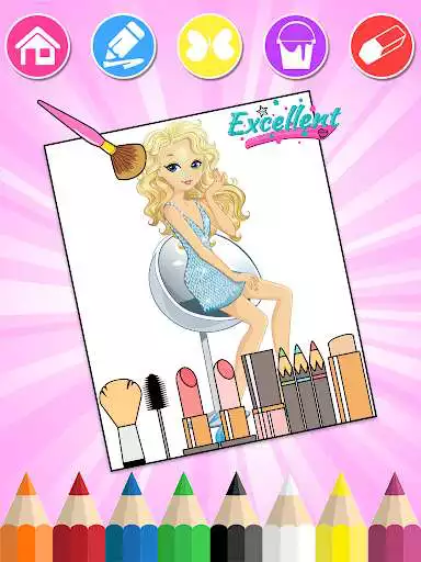 Play Fashion Coloring Book  and enjoy Fashion Coloring Book with UptoPlay