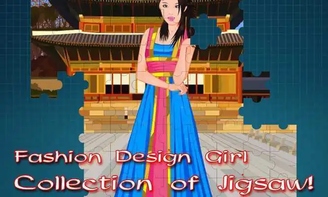 Play Fashion Design girl Jigsaw