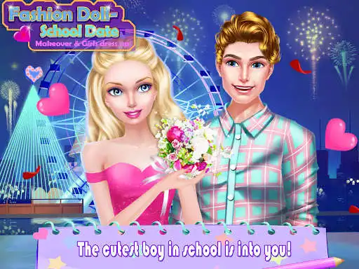 Play Fashion Doll: High School Date Makeover  Dress Up  and enjoy Fashion Doll: High School Date Makeover  Dress Up with UptoPlay