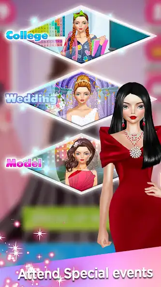 Play Fashion Fete: Dressup  Makeup as an online game Fashion Fete: Dressup  Makeup with UptoPlay